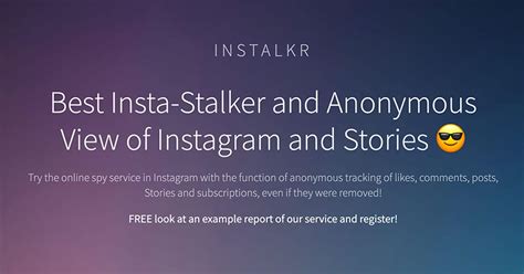 Anonymous Instagram Story Viewer & Insta Stalker